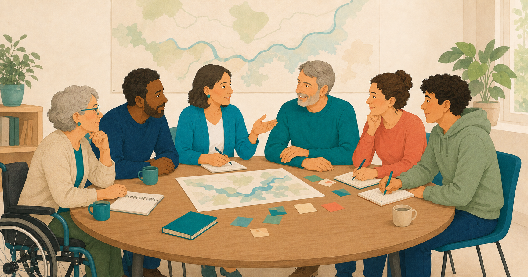 Des acteurs coordonnent leurs actions autour du territoire.