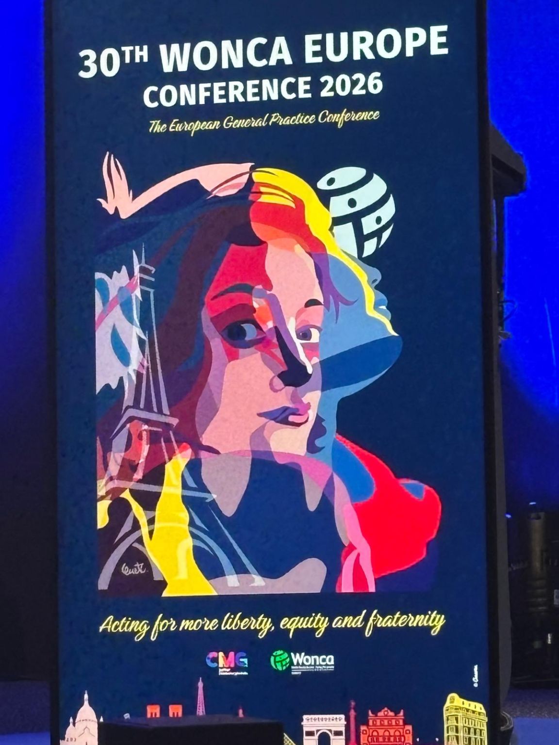 Visuel de la 30e conférence WONCA Europe 2026.